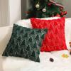 Green Throw Pillowcover INS Style Cushion Cover Christmas Plush Pillowcase  Living Room/Office
