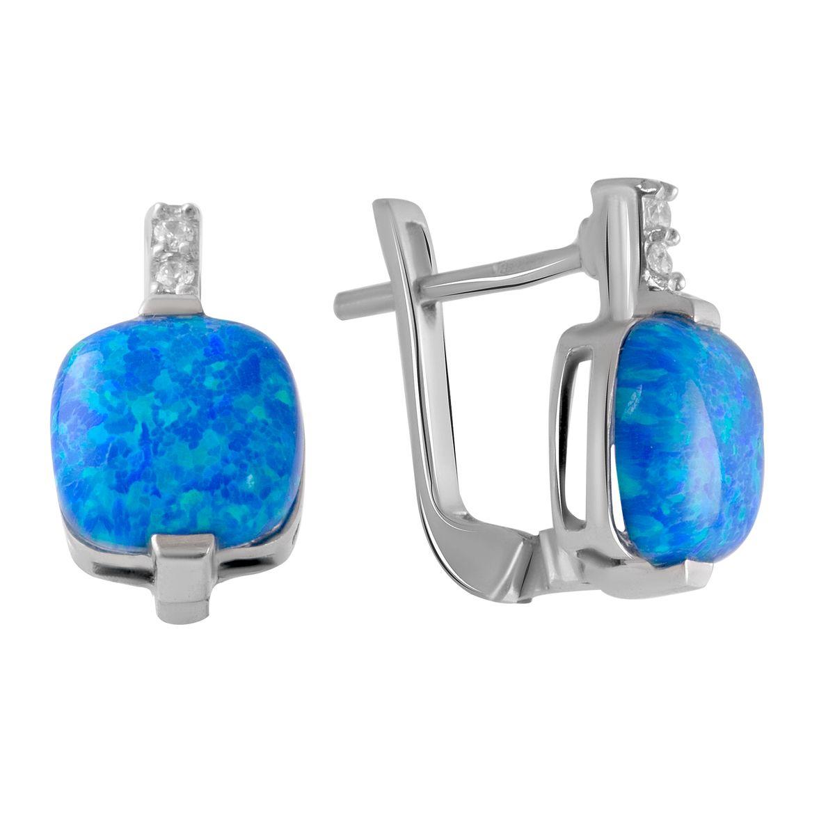 

Срібні сережки з опалом 2.9ct (2050728)