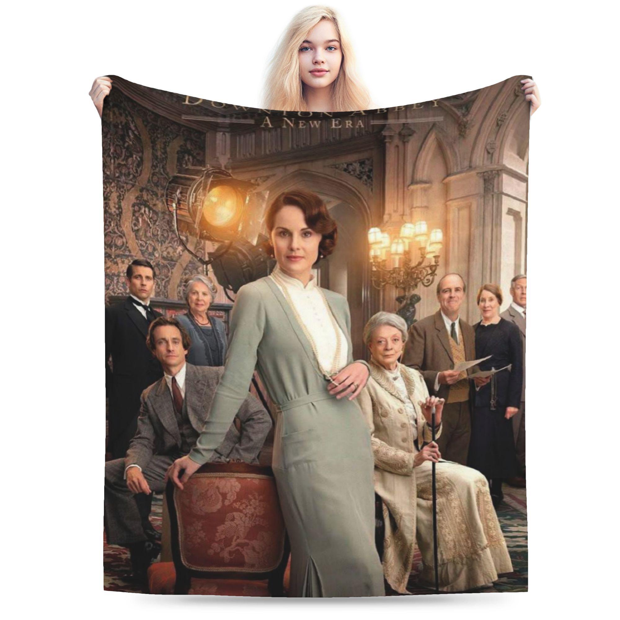 

Downton Abbey Accessories Blanket Lightweight Thin Flannel Throw Blanket Comfortable Quilt 75cmx90cm
