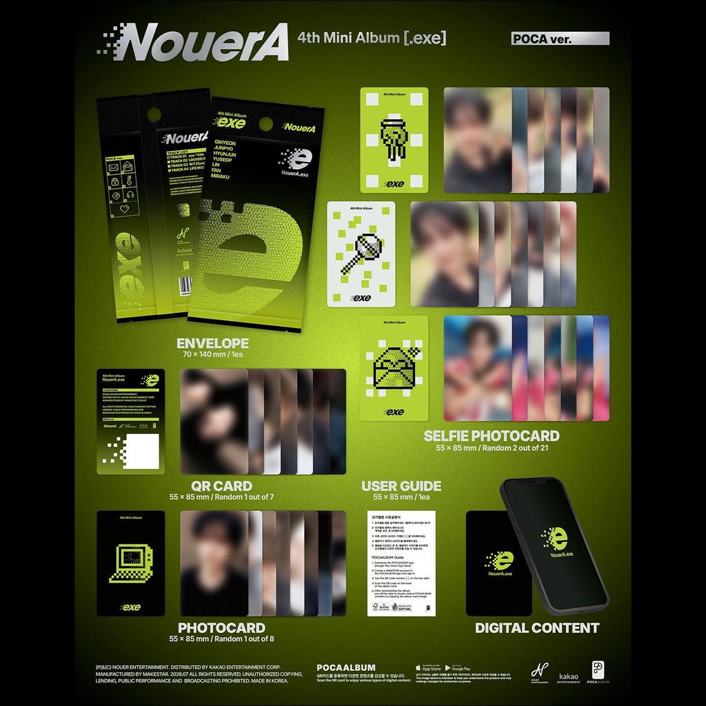 NouerA [.exe]_.POCA ver. / 4th Mini Album + Free Gift
