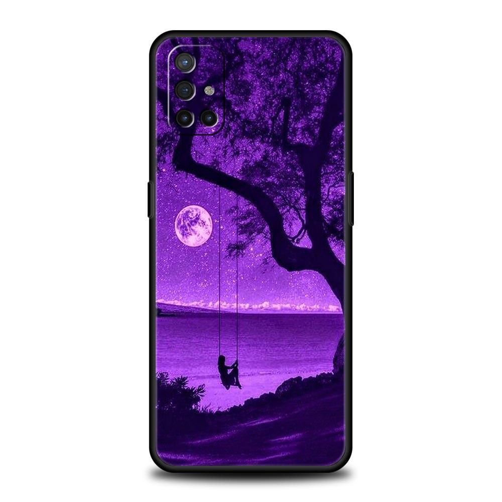 Infinity On Purple Phone Case For OnePlus 12R 9R 12 11 10 Pro 9 8 7 7T 8T 10T 9RT Nord 2T N10 N200 CE 2 5G Black Cover