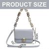 New Niche Solid Color Small Square Bag Fashion Chain PU Bag Shoulder Bag