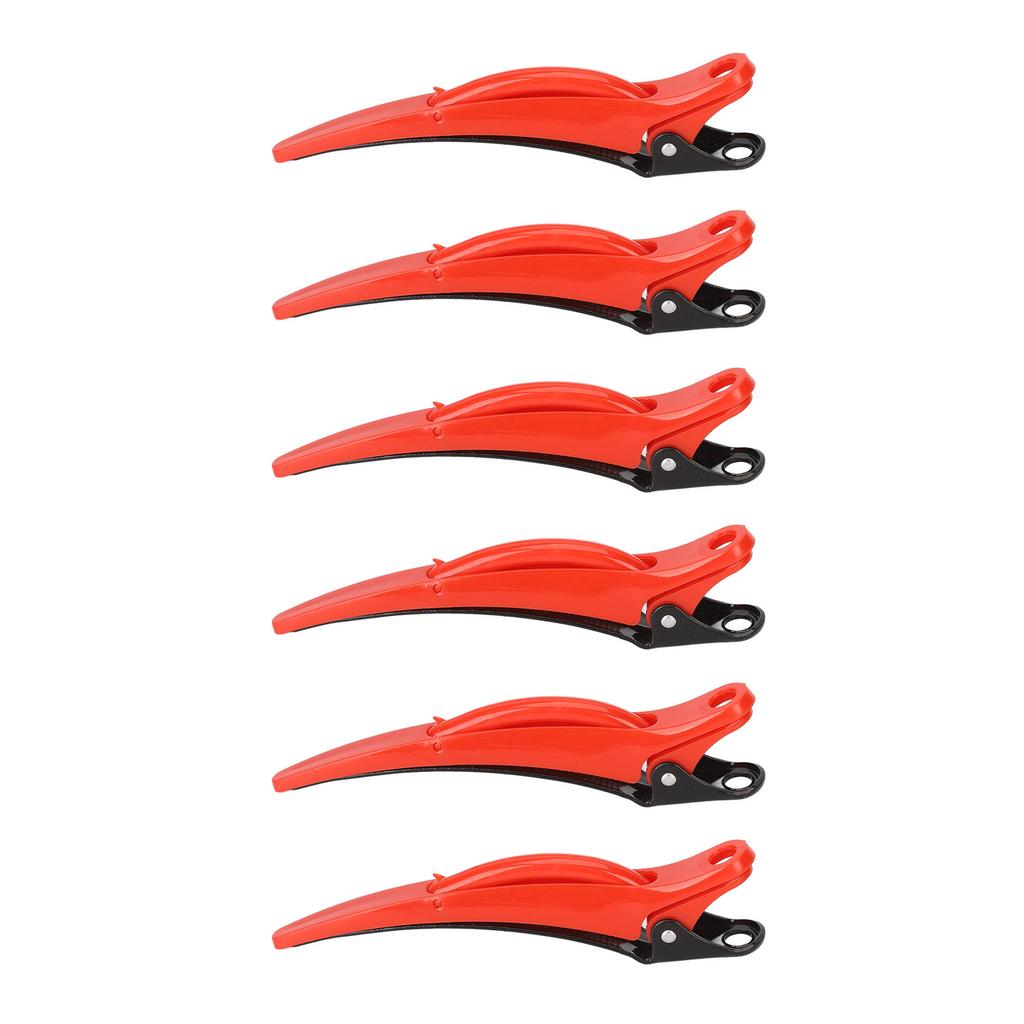 6Pcs Hair Clips for Sectioning Styling Prevent Slip Multifunction Professional Salon Hair Clips for