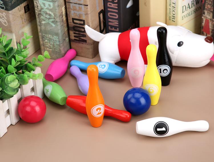 Bowling Set Education Toys For Kids Toddlers Animal Number Learning Indoor Outdoor Sports Games Toys for Kids Baby Gift
