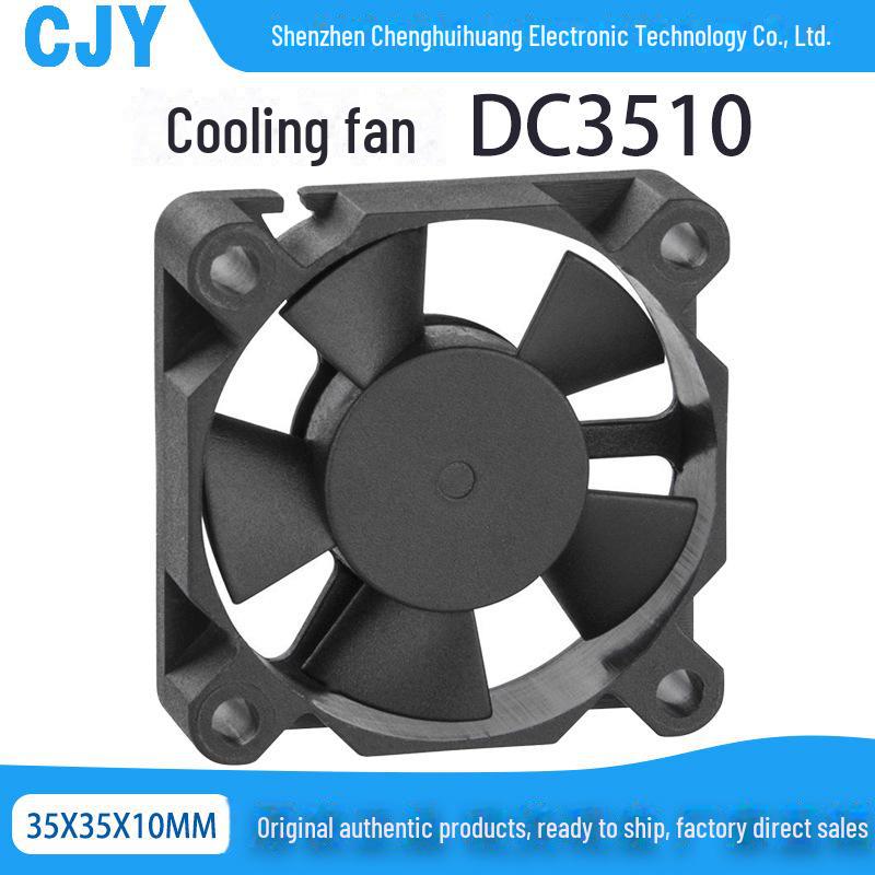 

Высокопроизводительный вентилятор охлаждения Dual Ball 3510 5 В/12 В/24 В — тихий и хорошо сбалансированный