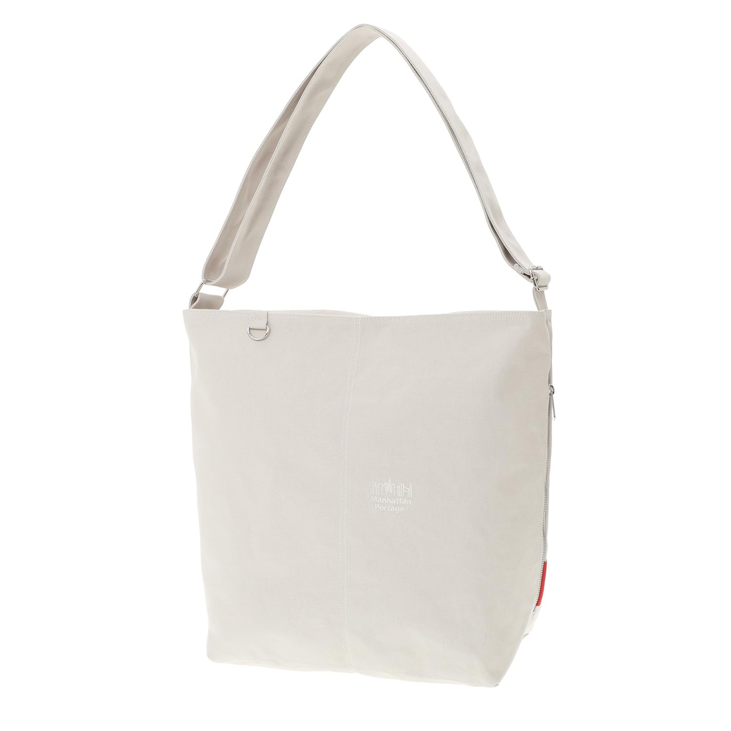 Authentic Shoulder Bag AMAGANSETT SHOULDER BAG CANVAS LIGHT MP2453CVL26 [Manhattan Portage] [Official] серый