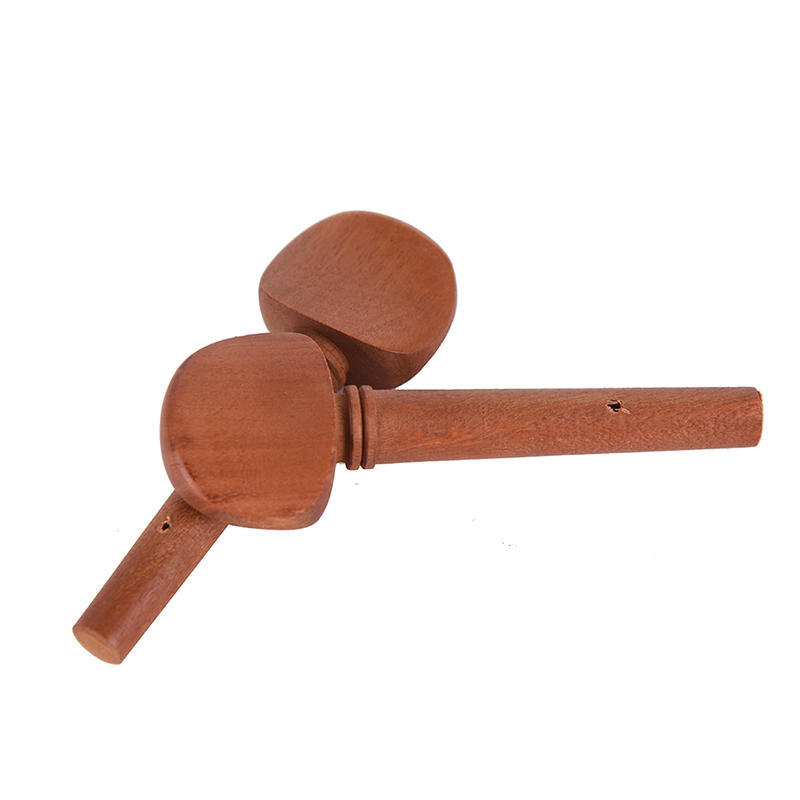 4/4 Size Jujube Wood Violin Fiddle Tuning Pegs Endpin Set Replacement