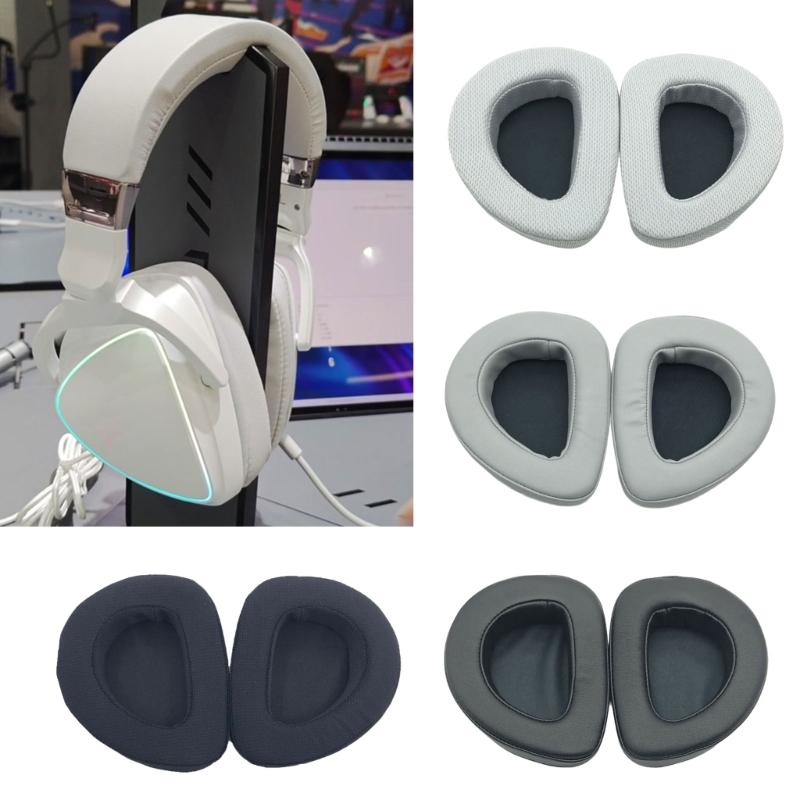 Earpads Earcup Covers Replacement Protein Leather Soft Memory Foam Option For ROG Noise Reductions