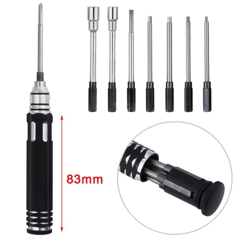 652F Multifunctional Screwdriver Set RC Repair Tool Hexagon Socket for RC Car Plane Philip Spanner