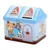 Cute House Coin Box Metal Coin Safe Storage Box House Shape Piggy Bank  Christmas Gift