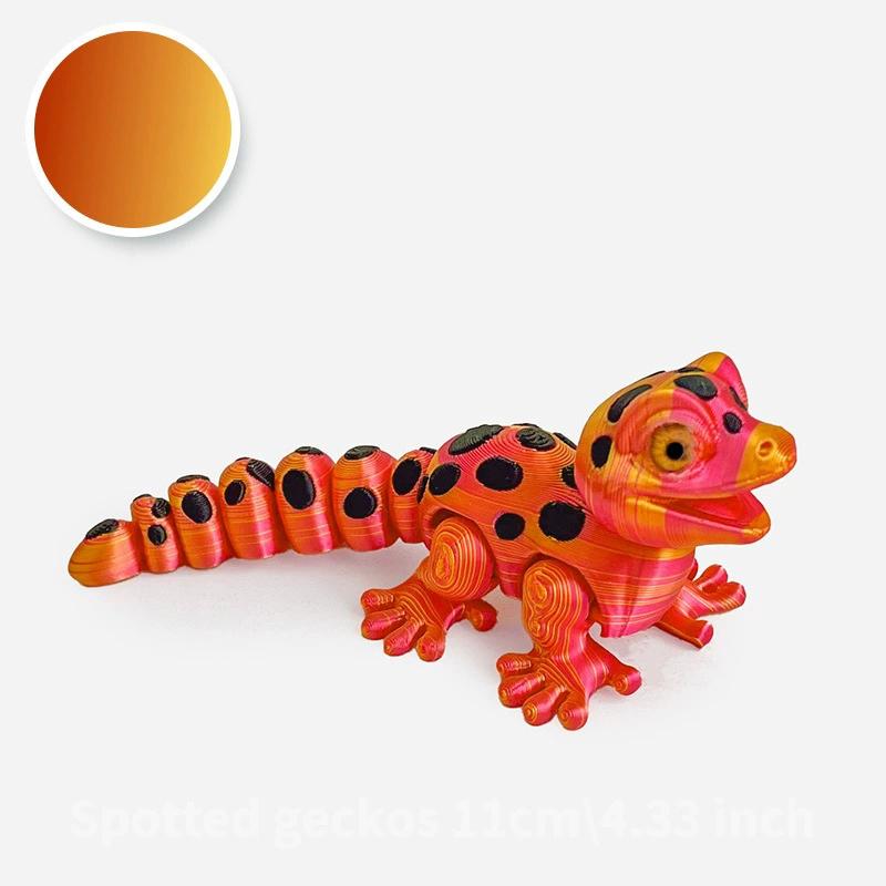 Multi-joint Movable 3D Printed Animals Mini Cute Sensory Toy Funny Home Accessories Kids Gift