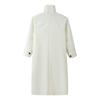 Womens Oversized Wool Blend Long Coat With Stand Collar Street Style Winter Outerwear