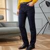 Young River Men's Business Casual Straight-Leg Denim Pants