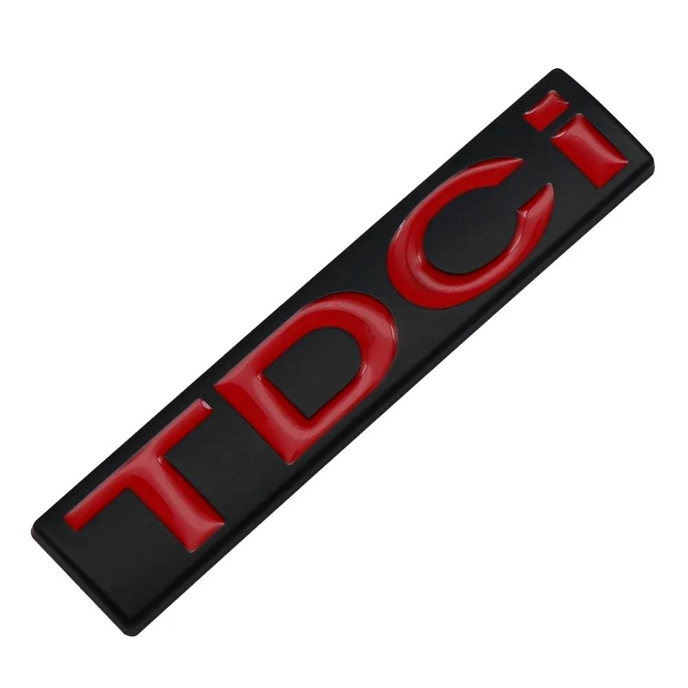 1fPc Metal TDCI Car Rear Trunk Badge Decal Letters Sticker For Ford S-MAX GALAXY Raptor Edge Fiesta Shelby EscapE FIGO KA