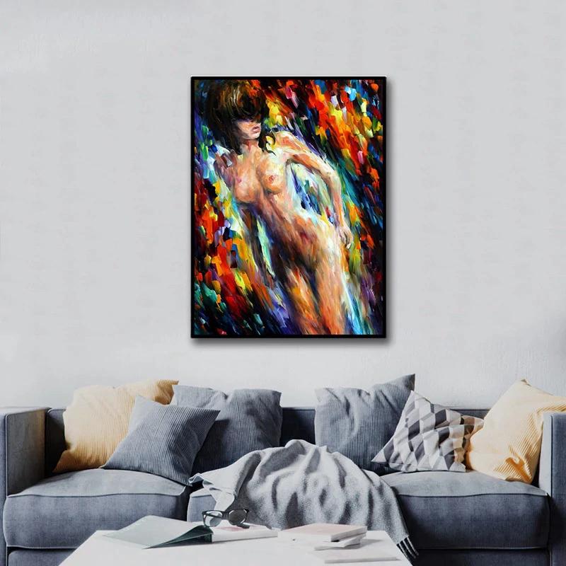 Pictură cu diamant 5D DIY "Sexy Woman Lover" Full Drill Round Square Broderie cu punct de cruce Nud Lady Mozaic Home Decor Gift