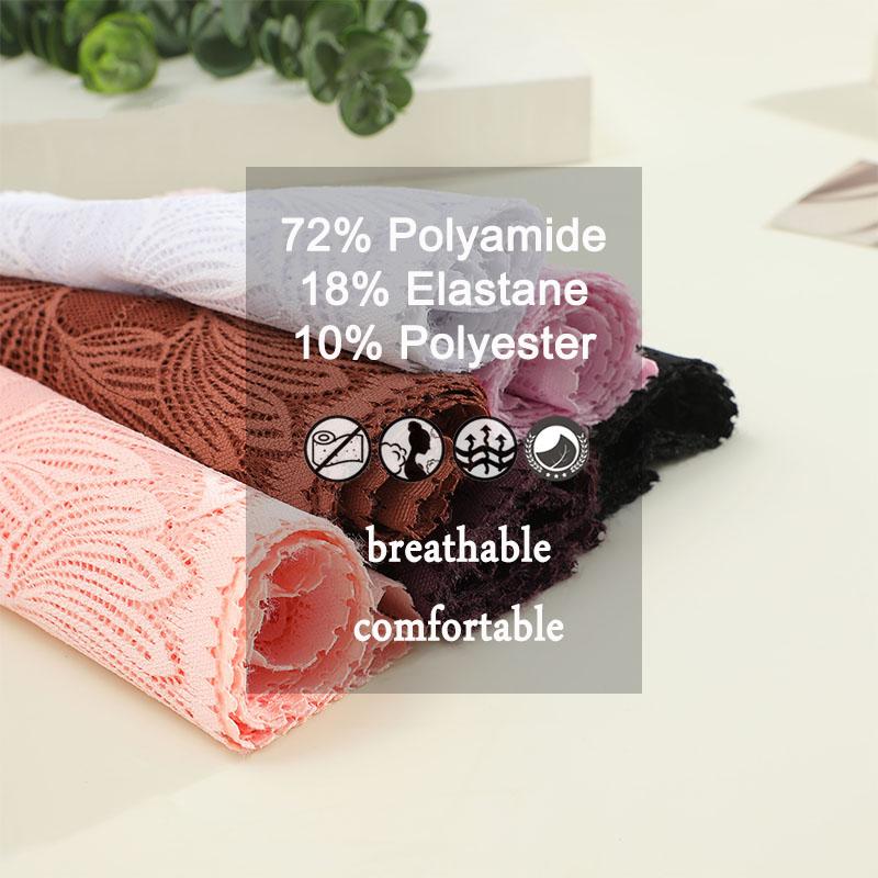 FINETOO 1Pcs Sexy Lace Panties for Women Floral Hollow Out Cheekie Style Sexy Underwear Female Intimates Lingerie Finetoo Design Panties