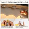 RGB LED Cabinet Light Magnetic Rechargeable Spotlight Remote Control Dimmable Wardrobe Display Case Lamp Type-C Charging