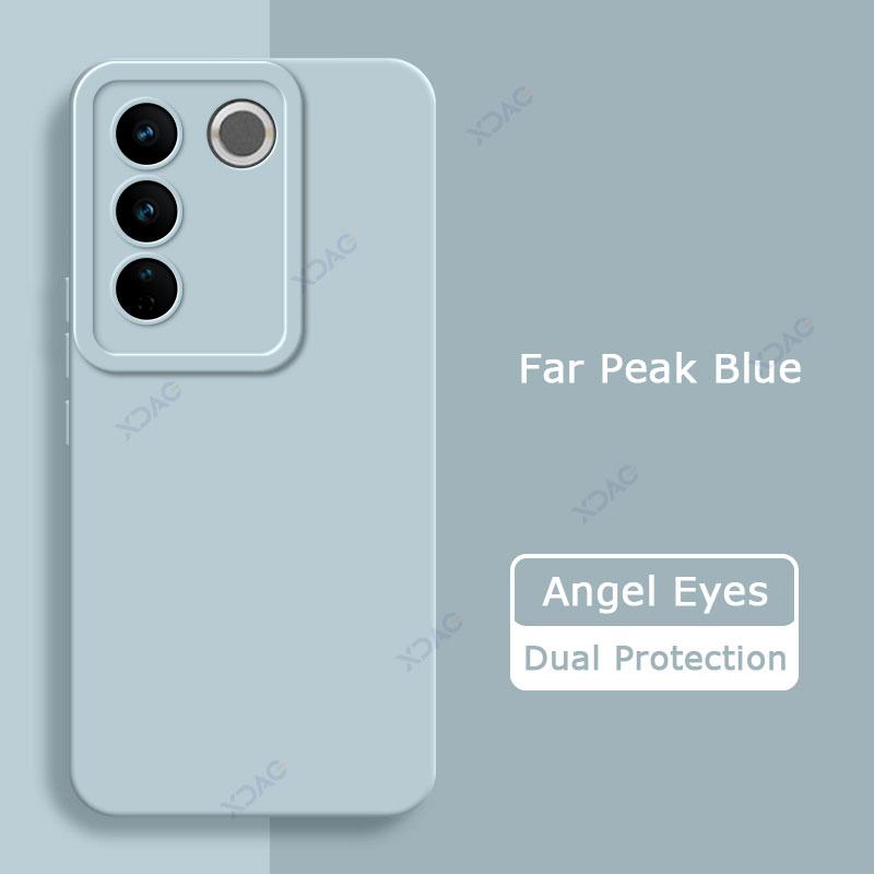 

Квадратні чохли з рідкого силікону Angel Eyes для VIVO V27 Pro VIVOV27 V27Pro V 27 5G М які 360 Захисні Чоловічі Жіночі Задні Кришки для Телефону VIVO V27 5G