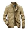 Men's Spring & Autumn Cotton Workwear Jacket - Youth Thin Loose Fit, Long Sleeve Casual Design