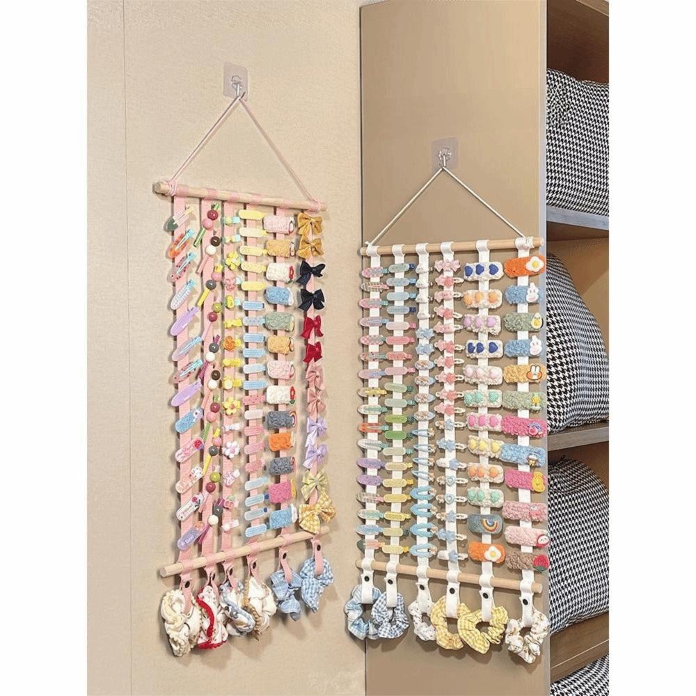 Space Saving Hair Bows Organizer Large Capacity Baby Hair Accessory Hanger Girls Room