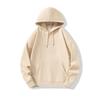 Heavyweight Drop Shoulder Pure Cotton Hooded Sweatshirt with Custom Logo and Printing