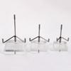 Acrylic Easel Stand with Adjustable Metal Arms Display Rack for Displaying Crystal Mineral Agate Gemstones Collectibles