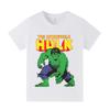 2025Hulk Nuova Moda Estiva T-shirt Stampata Girocollo Manica Corta Unisex Abbigliamento alla Moda