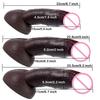 Huge Dildo Real Skin Soft Silicone Artificial Penis Male Cock With Suction Cup Adult Vagina Anal Sex Toys For Women Male Orgasm