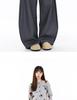 Unisex High-end Loose Straight-leg Scimitar Trousers - Spring Trendy, Floor-length Casual Pants