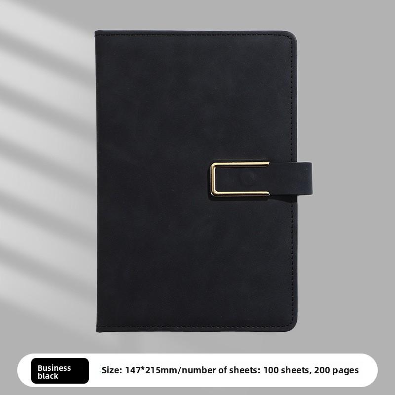 A5 Notatbok Spenne Business Kontor Notisblokk Gaveeske Sett