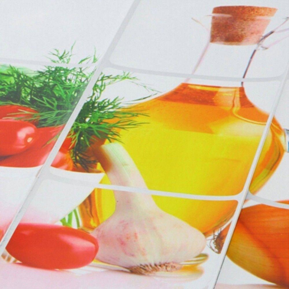 Gemüse Küchendekoration Fliesenaufkleber Wasserdichter Anti-Ölfleck Küchenwandfliesenaufkleber