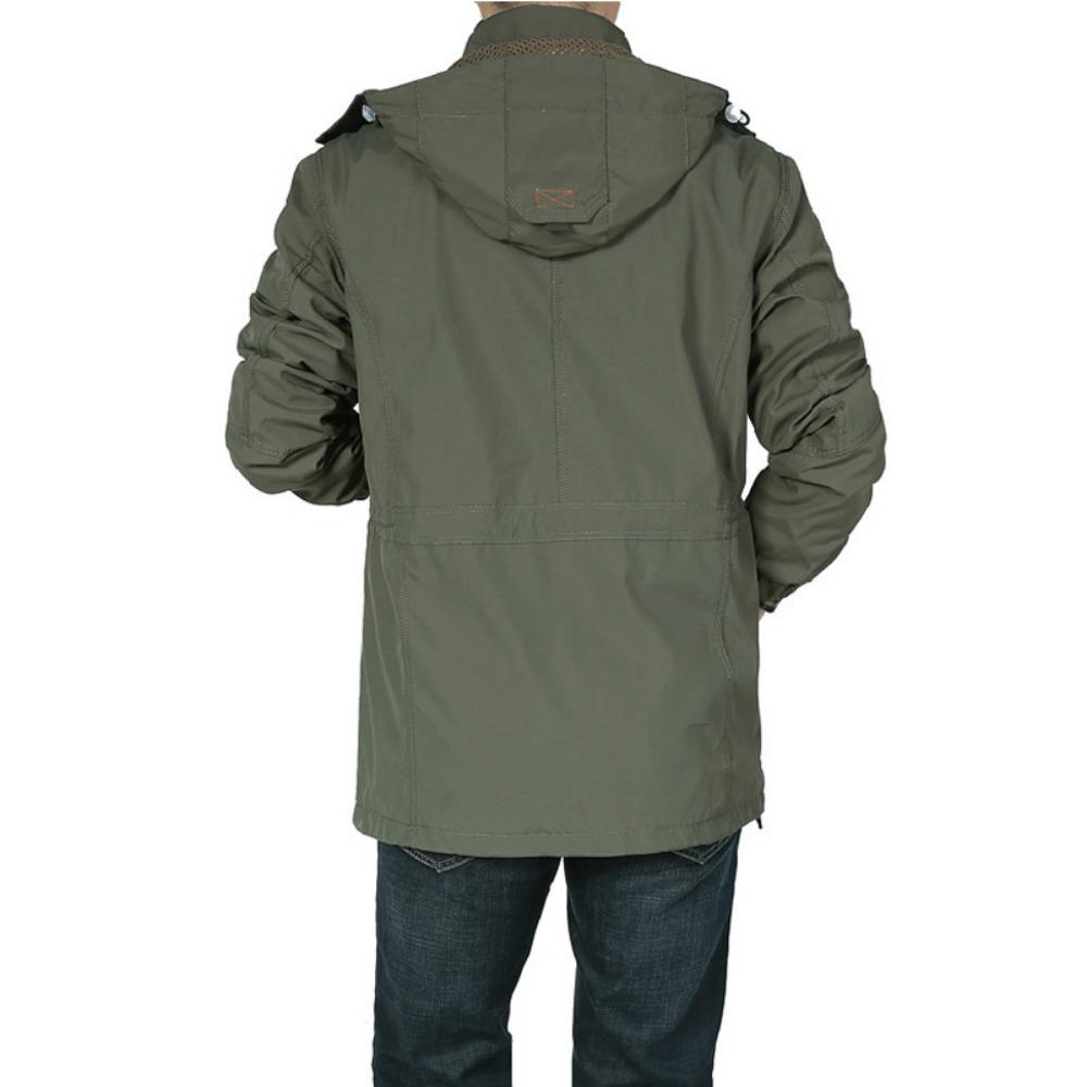 Autumn and Winter Jacket Men's Autumn Clothing Outdoor Men's Single-layer Thin Waterproof and Windproof Jacket 086
