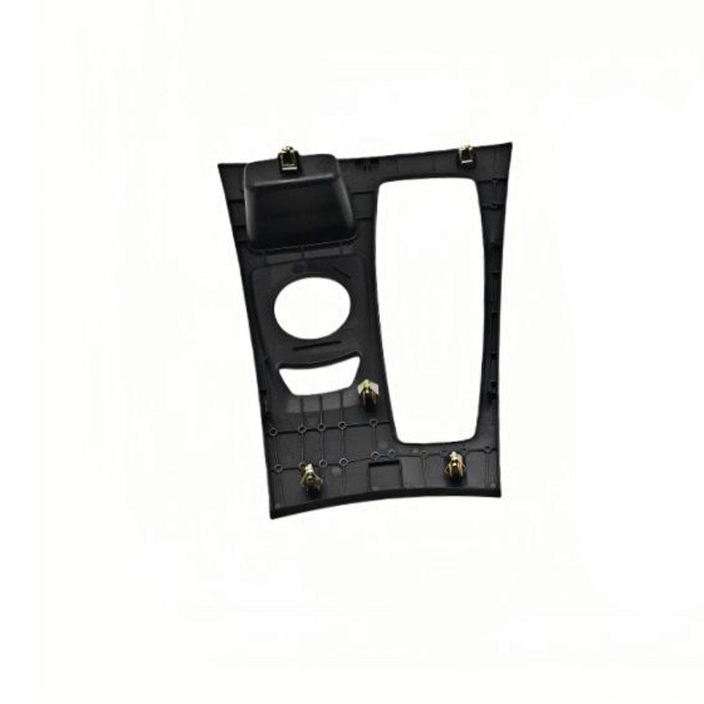 Schwarze Mittelkonsolen-Schalthebelblendenverkleidung für 07-09 BMW X5 X6 E70 E71 51166954947