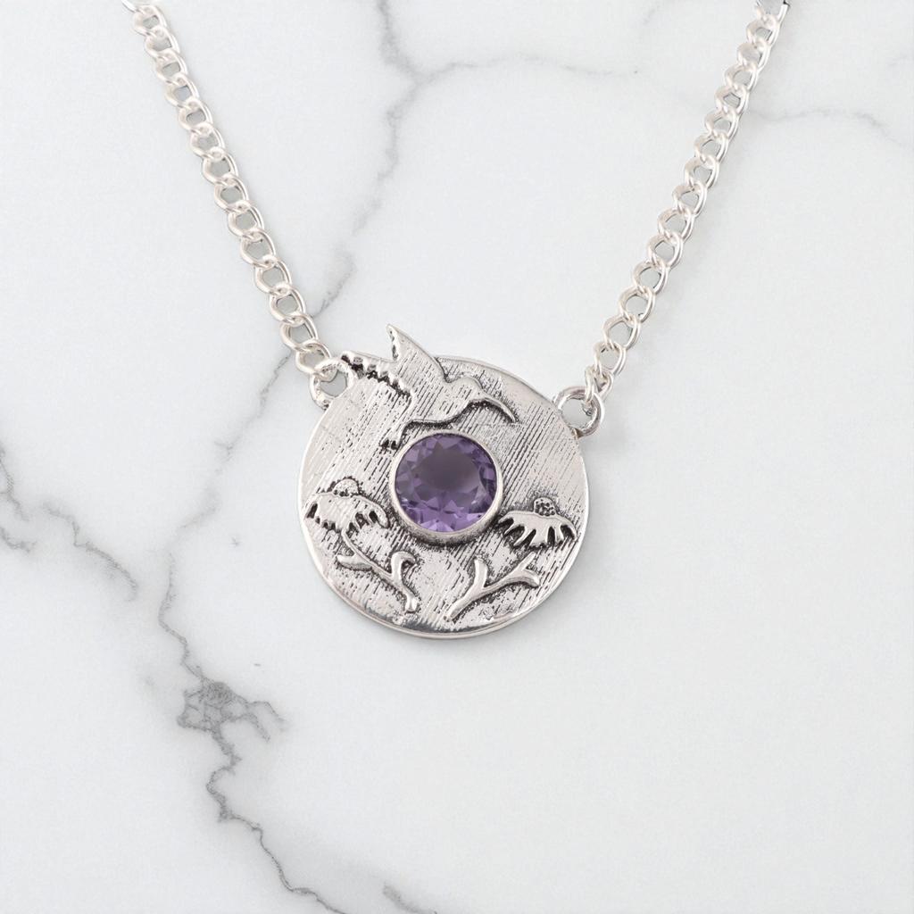 Iolite Gemstone 925 Sterling Silver Jewelry Handmade Pendant 0.92" Wedding Gift CP-34-13