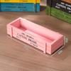Retro Garden Plant Pot Vintage Wooden Storage Box For Sundries Stationery Pen Box Succulents Flower Pots Balcony Home Decoration