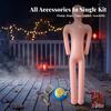 Halloween Corpse Prop SkinColoredToned Inflatable Hollow Dead Body Single