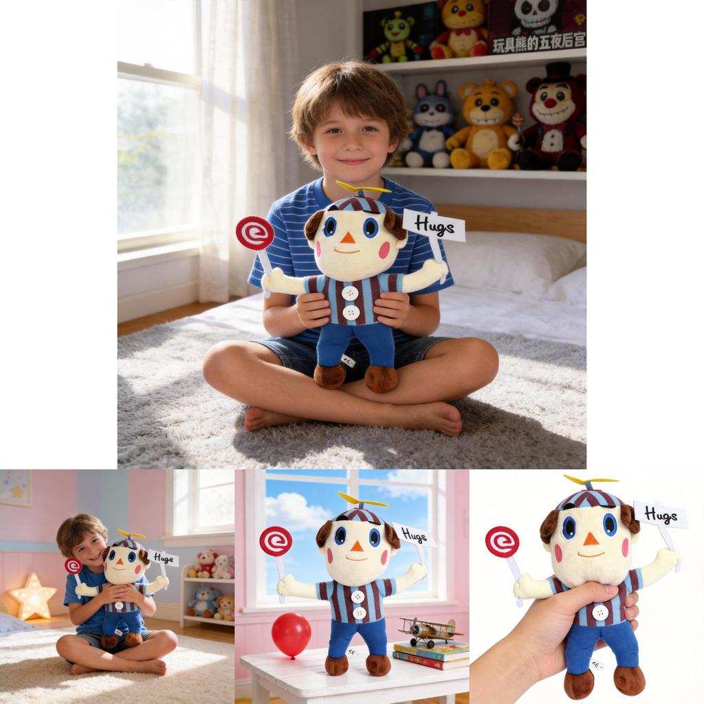 Five Nights At Freddys Bb Balloon Boy Plush Toy Soft Stuffed Doll Gift For Kids And Collectors