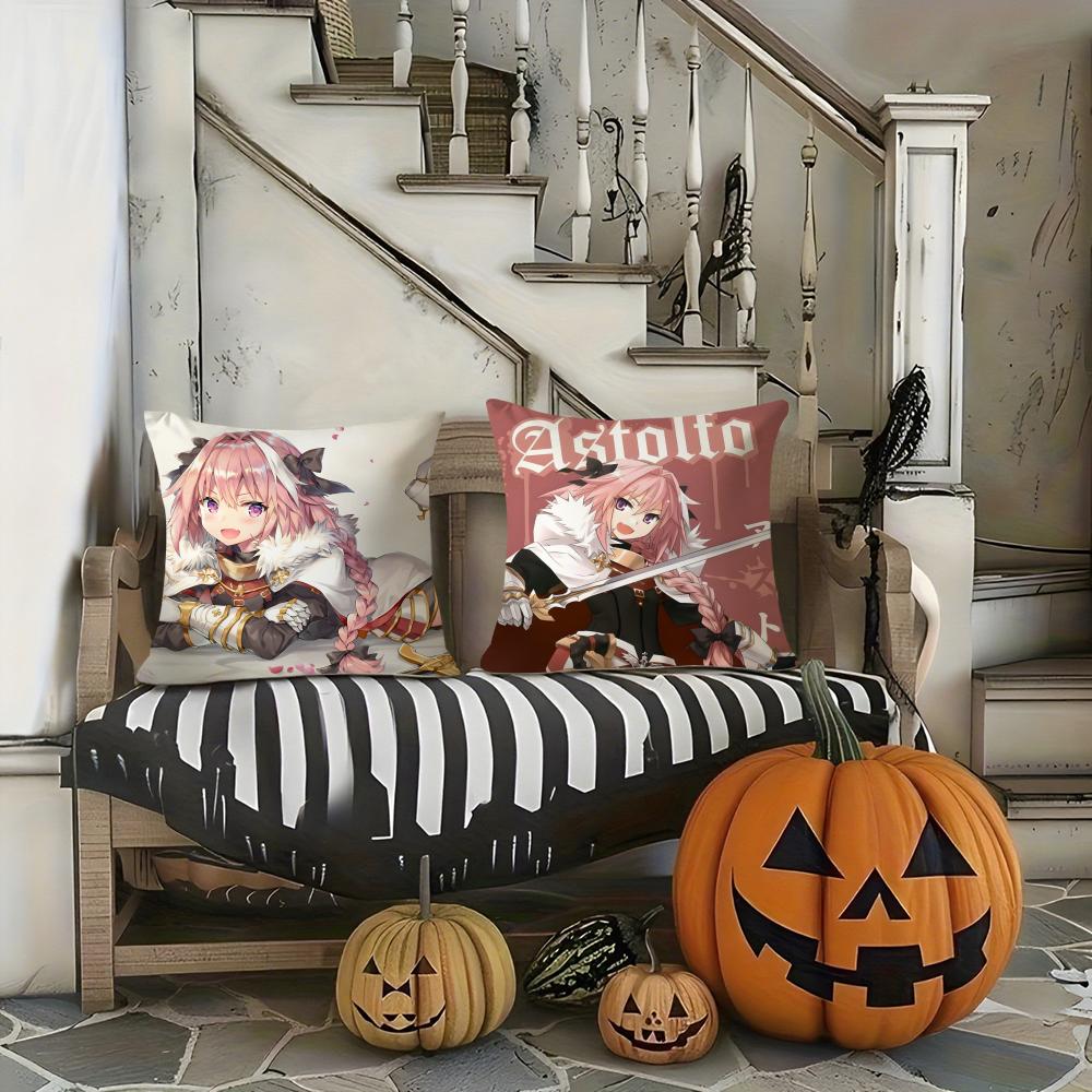 Game F-Fate Grand Order Astolfo Pillow Case Printing Pillowcase Living Room Sofa Cushion Cover Bedroom Room Decor