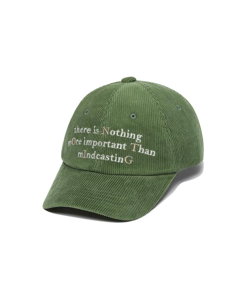 NOTIG Corduroy Ball Cap Green_Okf3Accp102E1