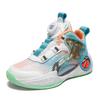 Kids Basketball Shoes With Quiet Sole Design Breathable Mesh Upper Non-Slip Durable Sports Sneakers Boys Girls