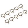 10Pcs Screw Thread Pull Handles Retro Single Hole Jewelry Case Gift Box Knob Bronze