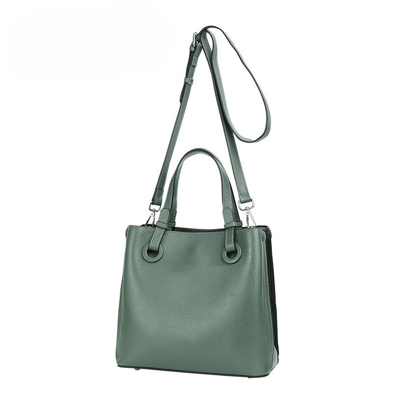 New Trendy Bucket Bag for Women's Crossbody Bag Soft Leather Large Capacity Hand-held Texture Fashionable Shoulder Bag