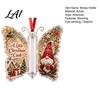 Weihnachts-Geldhalter Bargeldgeschenk-Schmuckstück Acryl-Schmetterling mit integriertem durchsichtigem Geldfach Feiertags-Hängeornament für Baum Fenster