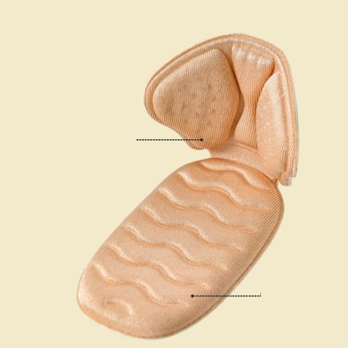 T-shaped Heel Pads, Anti-blister Pads for Shoes, Heel Protection, Prevents Heel Bruising, Shock Absorption, Anti-slip, Adjustable, Cuttable, Strong Ad