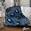 1pc Winter Animals Print Blanket  Lightweight Flannel Throw Blanket For Sofa, Bed, Living Room, Office, Outdoor Travel, Camping, Soft All-Season Throw
