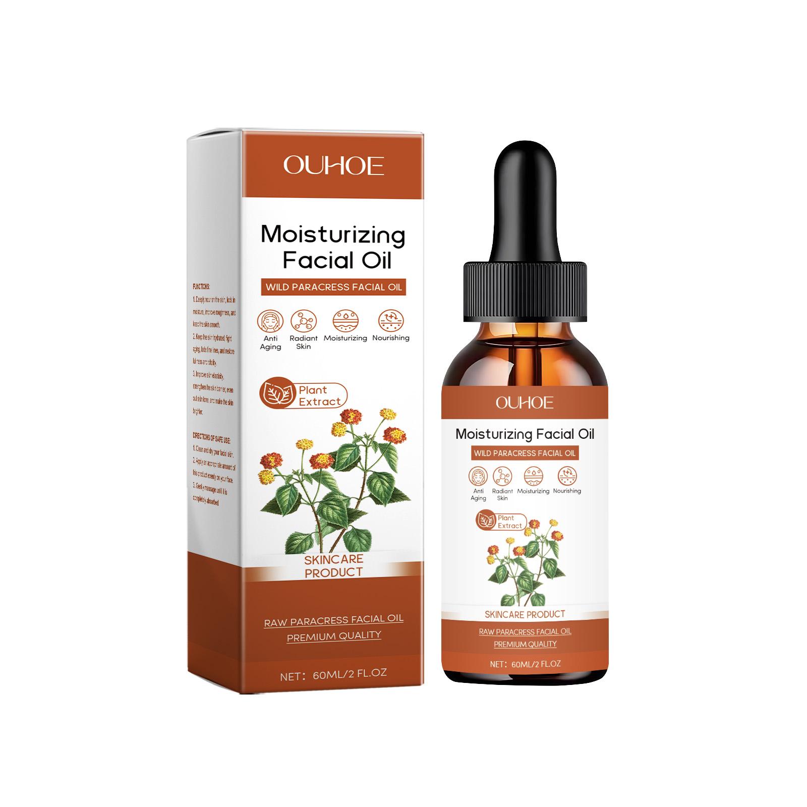 

OUHOE Firming Moisturizing Essential Oil, nourishes, brightens, and firms the skin, reduces fine lines and hydrates, facial serum oil 60ml
