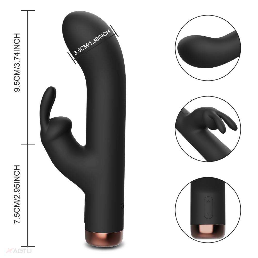 Rabbit Vibrator for Women G Spot Vibrating Dildo Anal Vaginal Stimulator 10 Speeds Vibration Adult Goods Sex Toys for Women