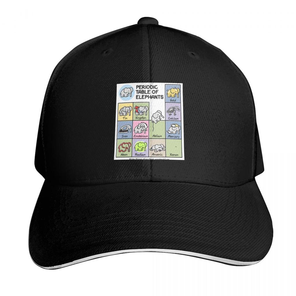 Periodic Table of Elephants Baseball Cap fishing caps Unisex tactical cap funny hat Golf Women Unisexs