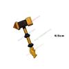 MOC Figurine Accessoires Briques de Construction Épée Fléchette Serpent Doré Bâton Armure Cape Cheveux Films Poupées Briques Compatibles Jouets N12