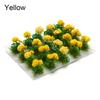 Miniature Flower Cluster Static Grass Tufts Sand Table Layout Scene Model Micro Landscape Decoration Crafts